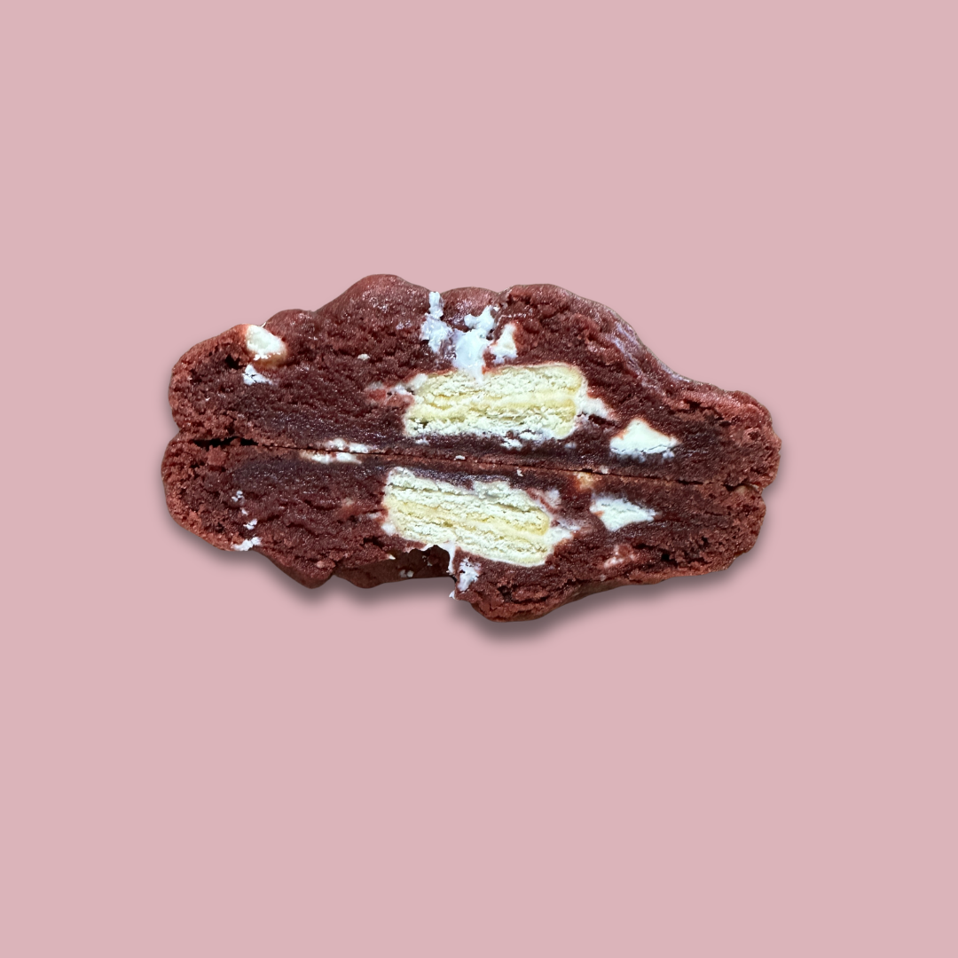 Red Velvet White Choc Tim Tam Cookie